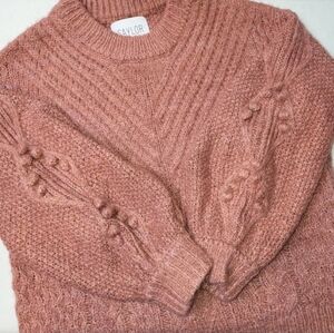 Saylor Josephine Sweater Revolve Women's Size M/L‎ Pom Pom Detail Oversized
